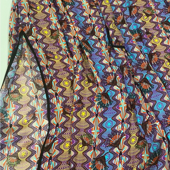 Space - Long printed skirt - Picture 4 of 5